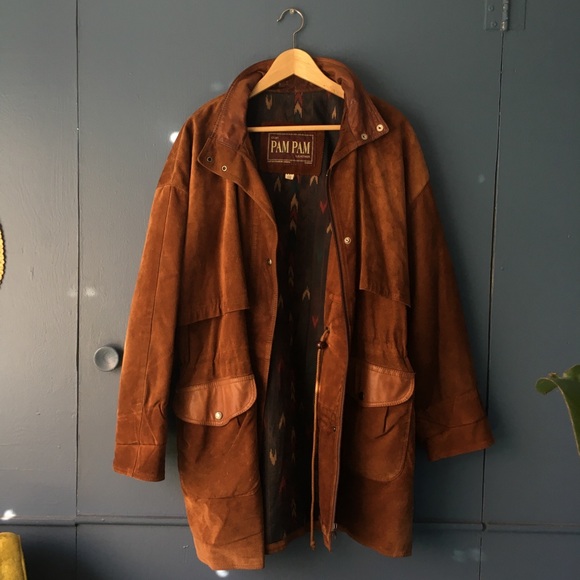 Authentic Brown Leather Jacket - Picture 1 of 4
